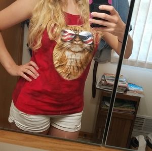 Hybrid Tees Cat Tank Top